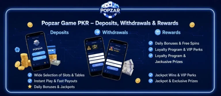POPZAR Game Deposit, Withdrawal and bonus guide